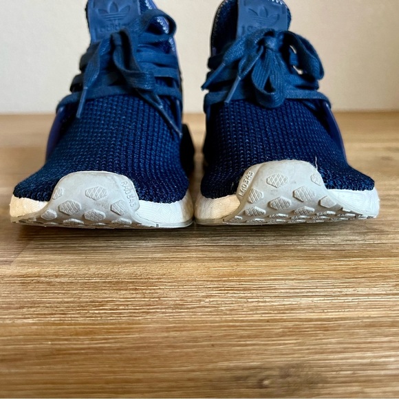 Adidas Women's Sneaker Size 7 NMD R1 Blue Contrast Stitch Boost EUC - Picture 9 of 12